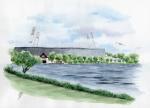 Postcard DIN-A6 Weserstadium Bremen6